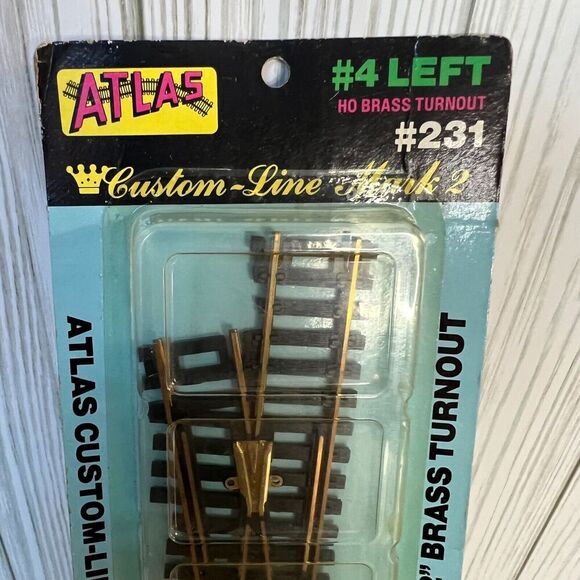 Train Track HO Atlas Brass #2 Turnout, 72" Picket Fence, 18" Radius Track Tunnel - Picture 2 of 9
